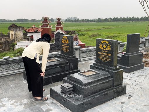 Xây Lăng Mộ đá granite đẹp tri ân đấng sinh thành