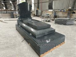 Mẫu Mộ đá 3 cấp đẹp - Mộ granite 3 cấp Anh Quân Ninh Bình #mogranite