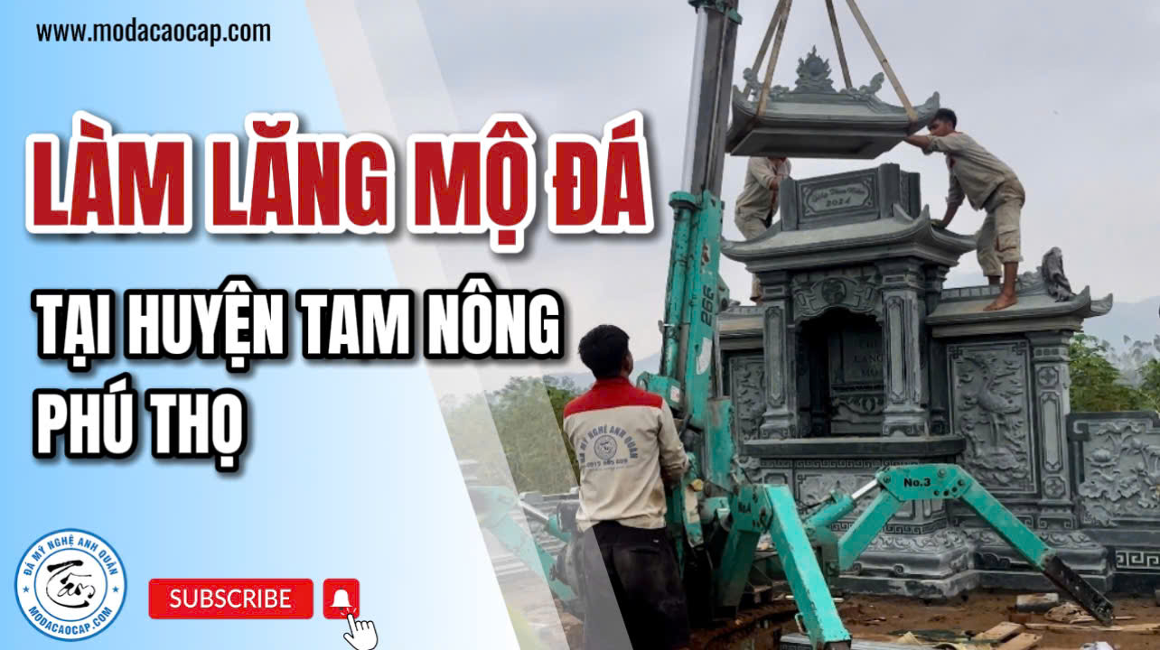 Làm lăng mộ đá tại tam nông