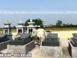 Xây mộ đẹp chuẩn phong thuỷ, tâm linh tại Đá Anh Quân.