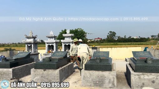 Xây mộ đẹp chuẩn phong thuỷ, tâm linh tại Đá Anh Quân.
