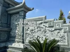 Đá xanh rêu đảm bảo tính thẩm mỹ, độ bền cao, chịu được sự khắc nghiệt của thời tiết.