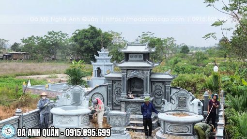 Xây mộ cho Bố Mẹ bằng mẫu Mộ đá tròn phong thủy tốt.