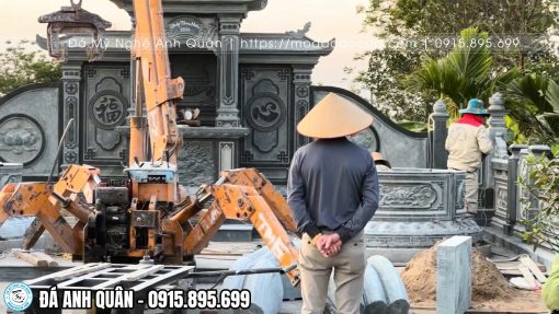 Đá Anh Quân - Đơn vị tư vấn, thiết kế, xây lăng mộ; mộ đá đẹp, uy tín, chất lượng cao hiện nay tại Ninh Bình.