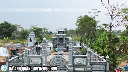 Thiết kế Lăng mộ đá đảm bảo tính tâm linh, phong thủy và khoa học.
