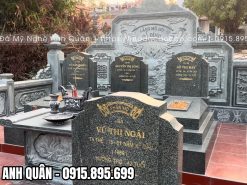 Khu Lăng Mộ kết hợp của hai chất liệu đá tự nhiên cao cấp, độ bền cao, dễ dàng bảo dưỡng về sau.
