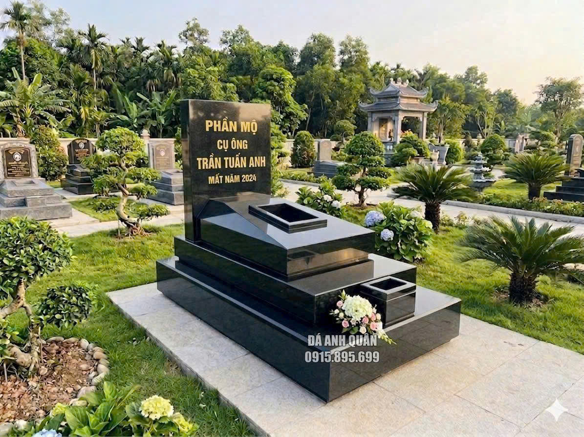 Mẫu Mộ granite sang trọng, bề thế Mẫu Mộ granite sang trọng, bề thế